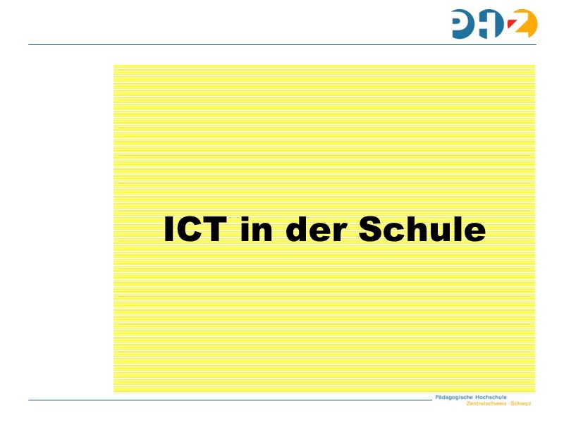 ICT in der Schule