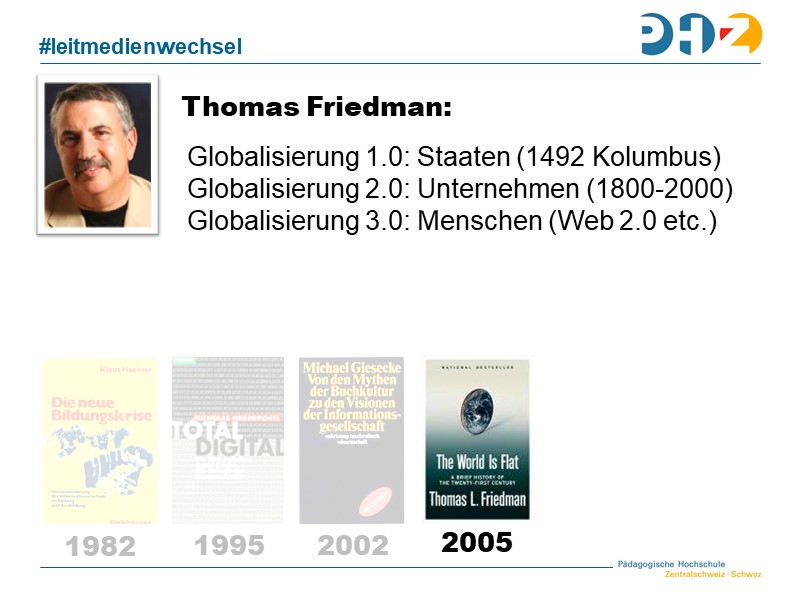 Thomas Friedman: The World is flat.