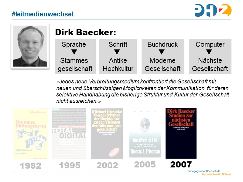 Dirk Baecker: Studien zur nächsten Gesellschaft
