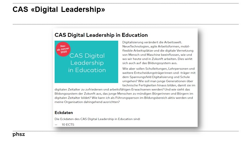 CAS «Digital Leadership»
