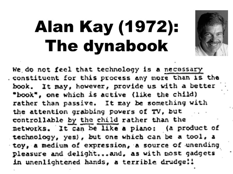 Alan Kay: The dynabook