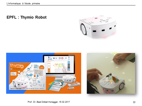 EPFL : Thymio Robot