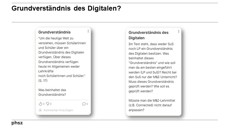 Grundverständnis des Digitalen?