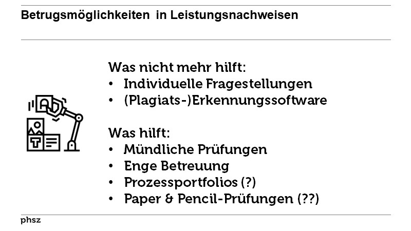 Betrugsmöglichkeiten in Leistungsnachweisen