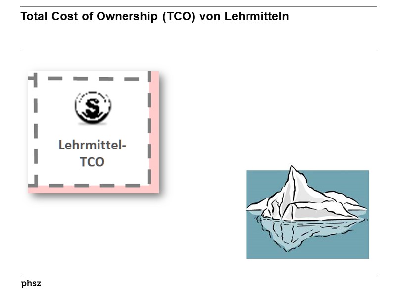 Total Cost of Ownership (TCO) von Lehrmitteln