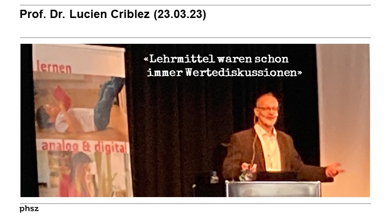Prof. Dr. Lucien Criblez (23.03.23)