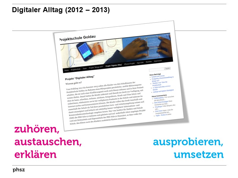 Digitaler Alltag (2012 - 2013)